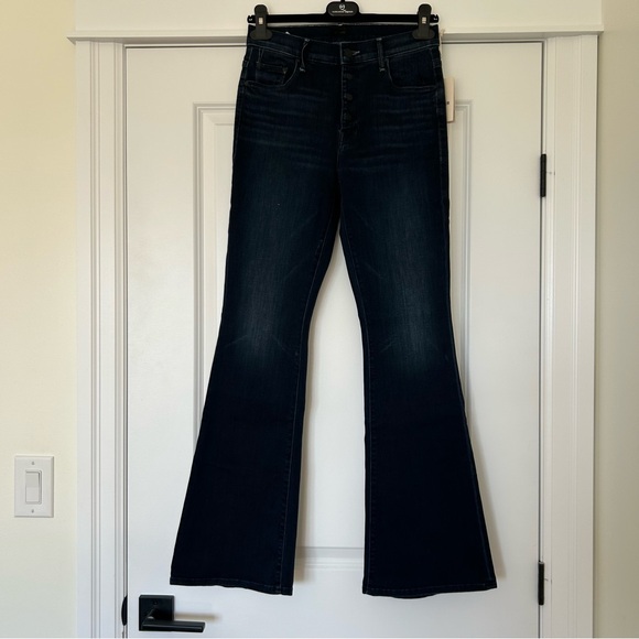 MOTHER Denim - MOTHER Blue Flare Wide Leg Jeans